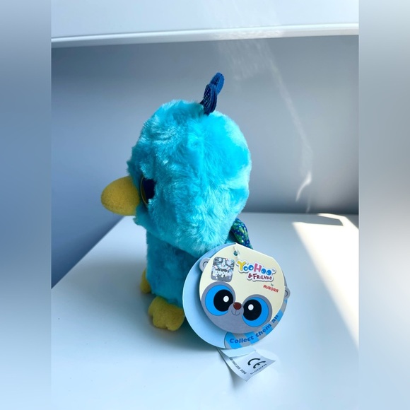 YooHoo & Friends 5” Plush Sparkly Peacock - Picture 5 of 7